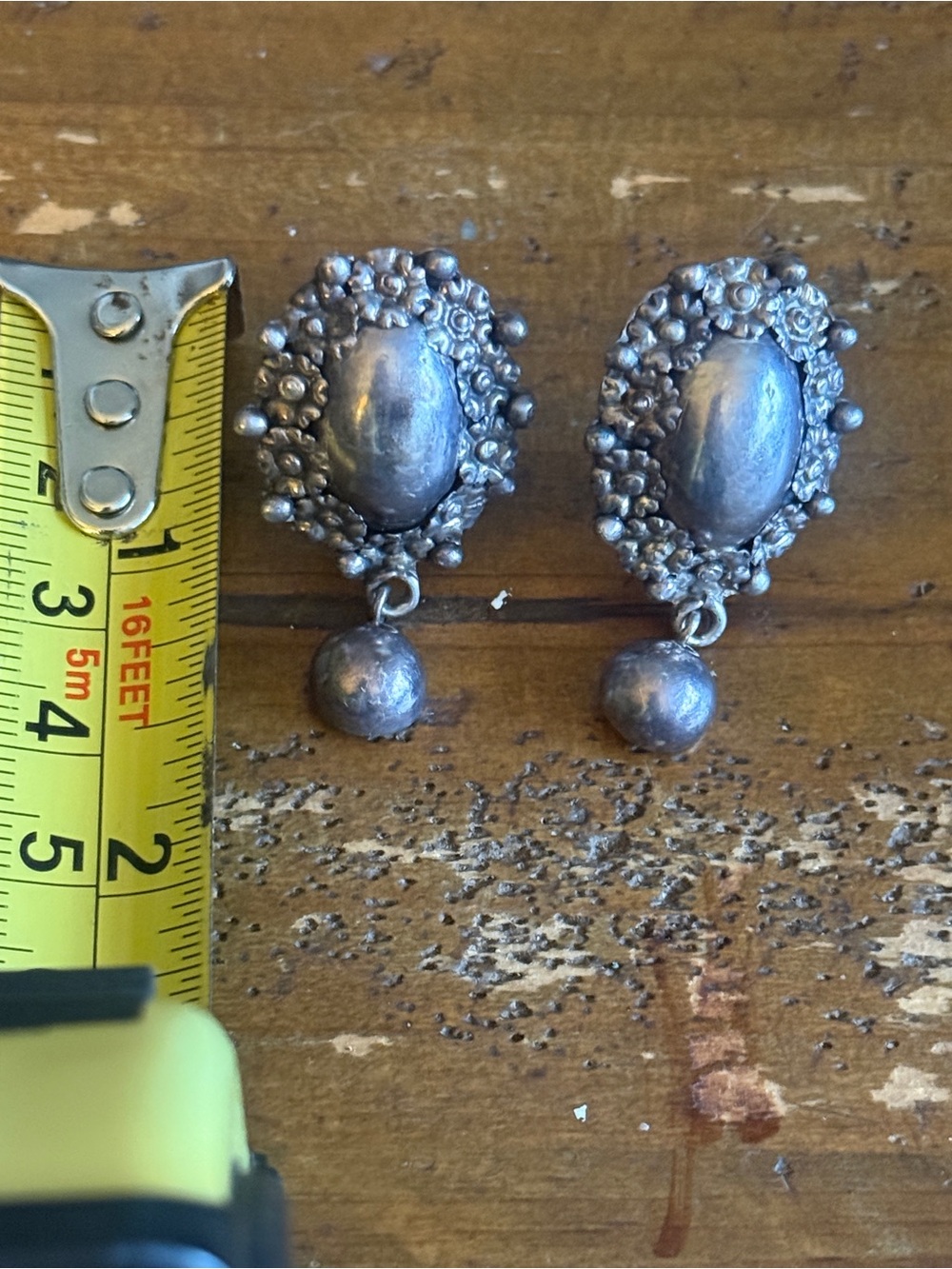 Taxco Artisan Mexico Sterling Silver Floral Ovals Necklace Bracelet Earring Set - Picture 6 of 15